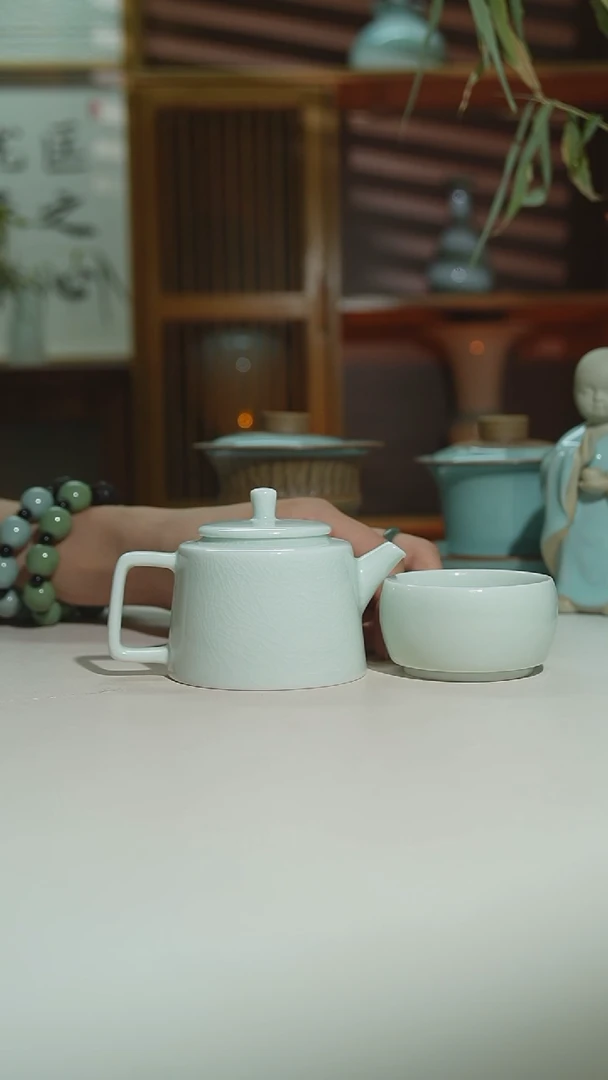 杯珑匞玉青井栏壶一级加悟道杯2