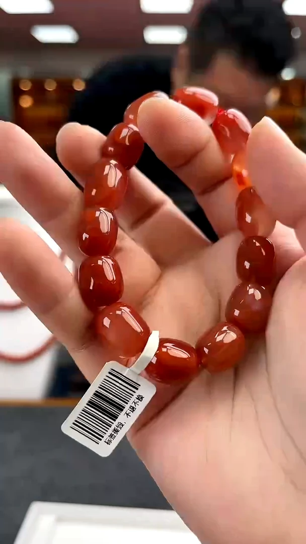未镶嵌南红随形单圈南红玛瑙一件30