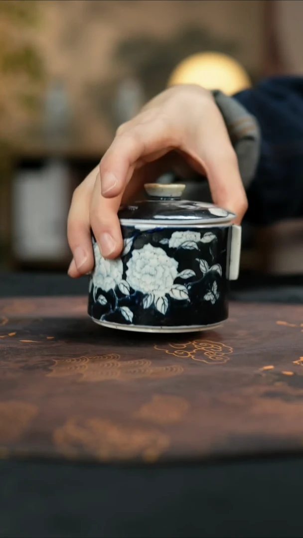 景德镇陶瓷杯碗柴烧多人