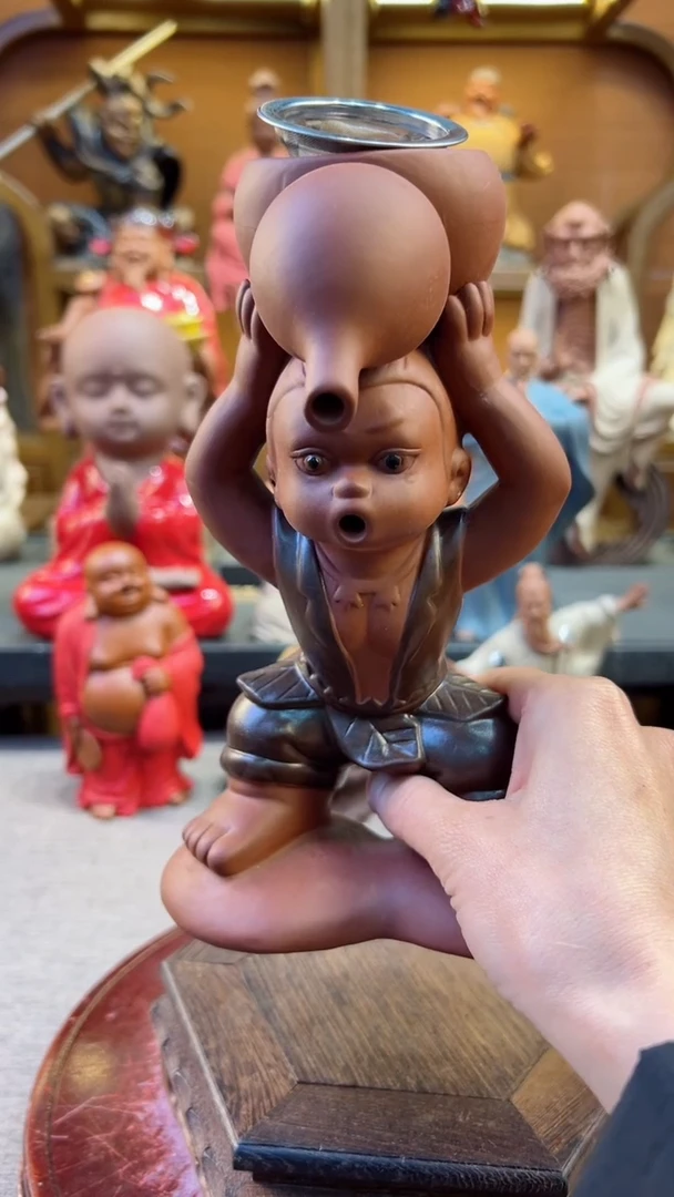 【闪购商品】紫砂茶宠器闵茶宠摆件