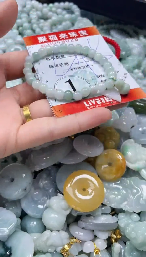 【闪购商品】翡翠颈饰未镶嵌闪购0049028多样性发其一