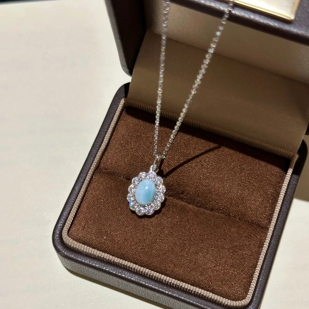 坠链均925银 海边漫步925银项链气质轻奢时尚百搭复古小众浪漫