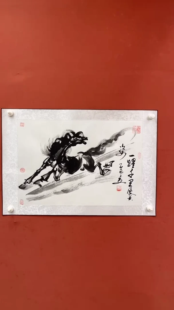 国画老师现场创作  14