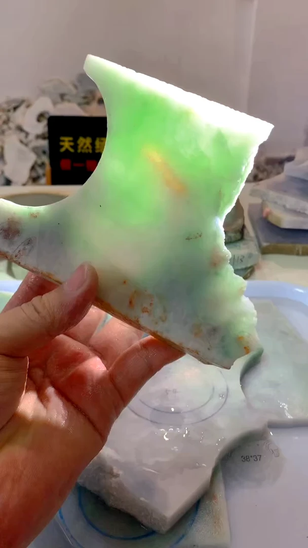 翡翠未镶嵌颈饰缅甸A货翡翠739