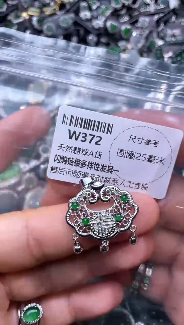 【闪购商品】翡翠颈饰未镶嵌W372项链