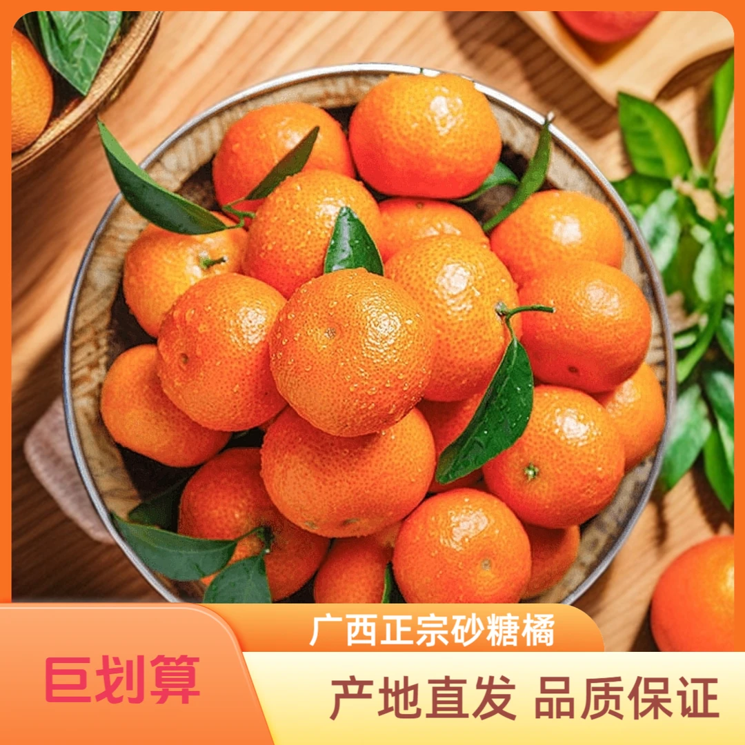 正宗广西砂糖橘产地直发香甜多汁应季新鲜水果南方砂糖橘
