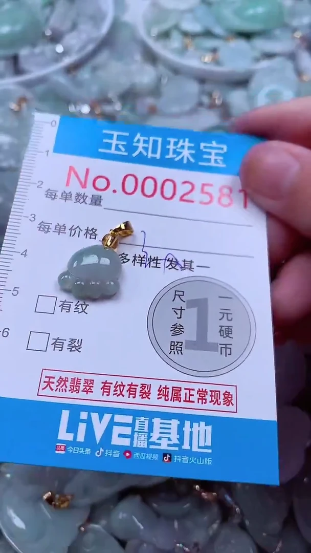 吊坠(不含链)未镶嵌翡翠2581