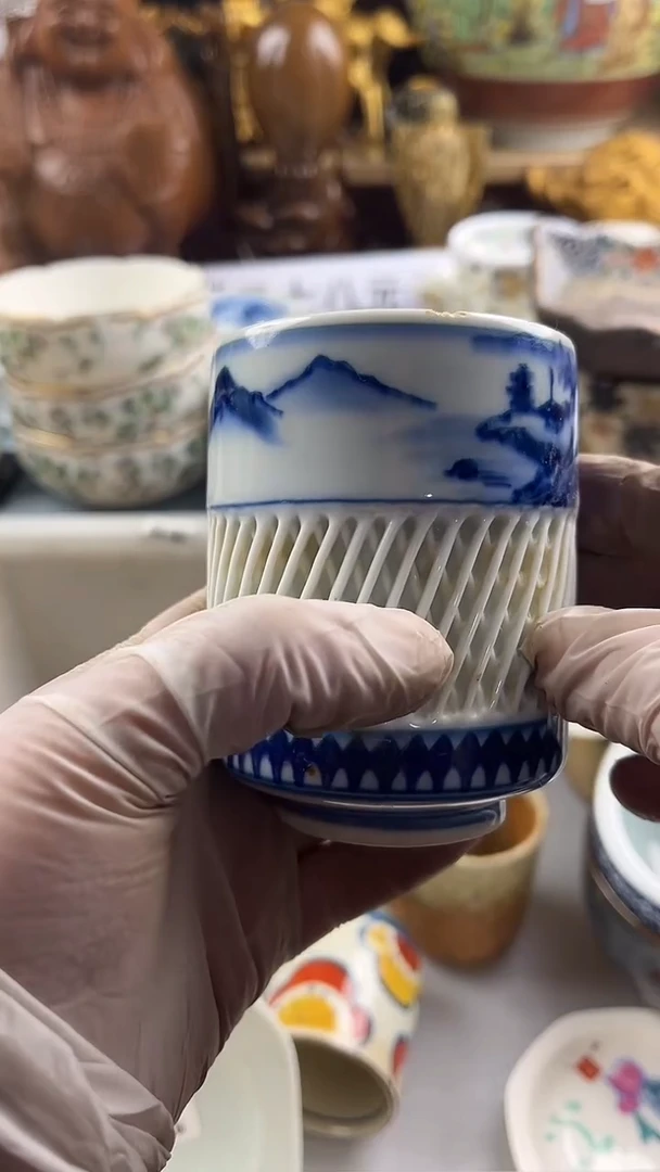 瓷片茶英歌瓷器满28包邮