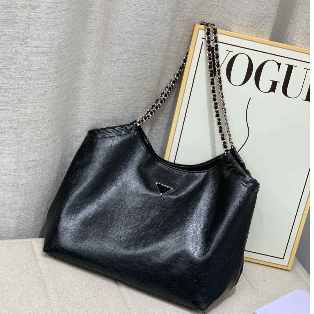 【艳姐甄选】FES-8618-黑色轻奢硬面包包潮流美式度假风