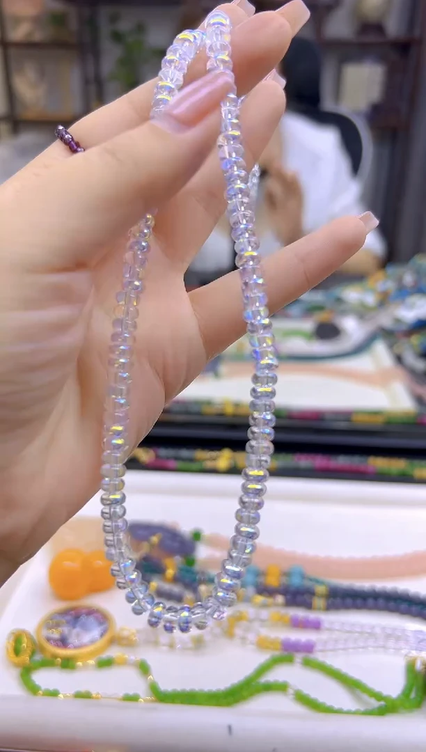 未镶嵌项链月光石DIY款X672