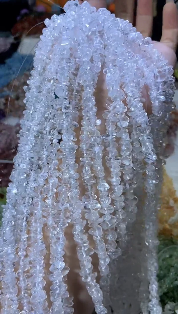 水晶珠宝半成品未镶嵌白水晶