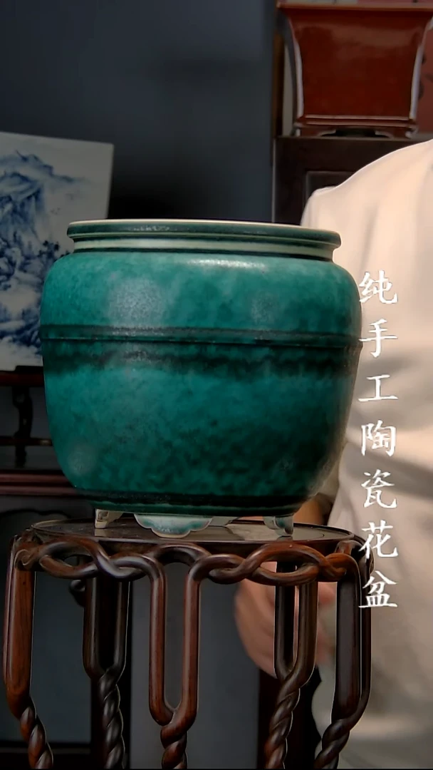 沐****)景德镇手工陶瓷花盆