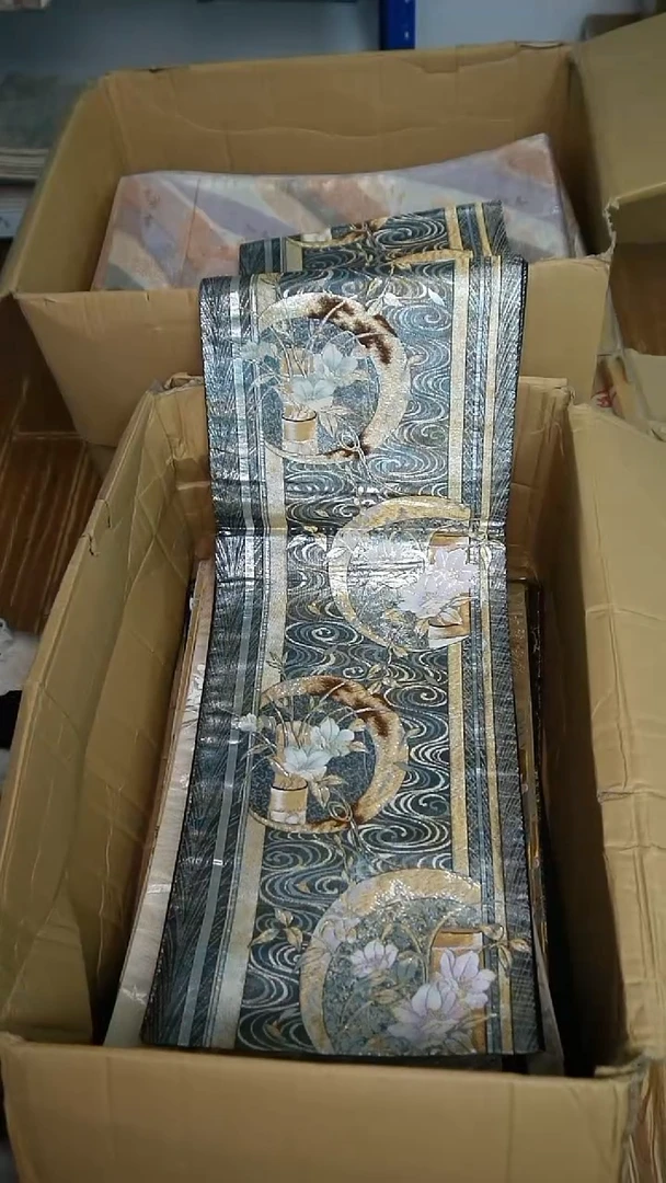 织绣12织银流水纹竹花