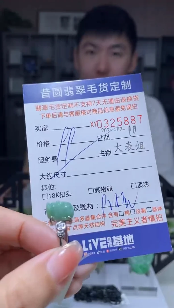 【闪购商品】翡翠颈饰银S925镶嵌翡翠325887