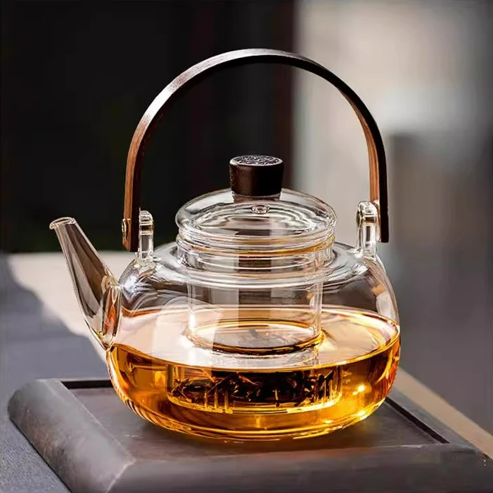 喝茶专用玻璃壶烧水壶煮茶单壶茶壶新款茗元壶茶壶泡茶茶壶茶具