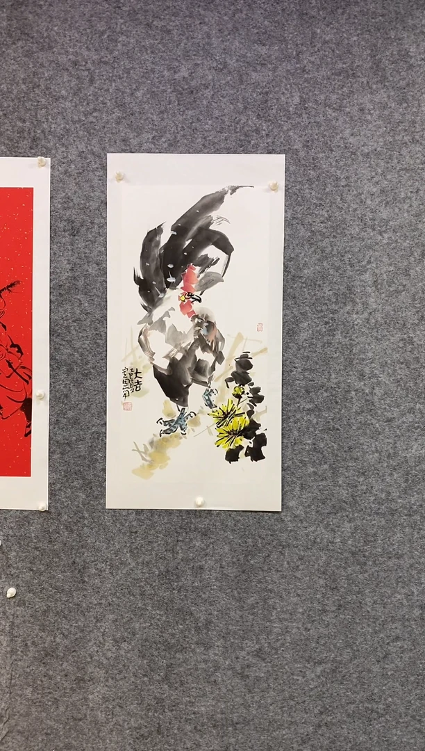 国画尚定固国画作品