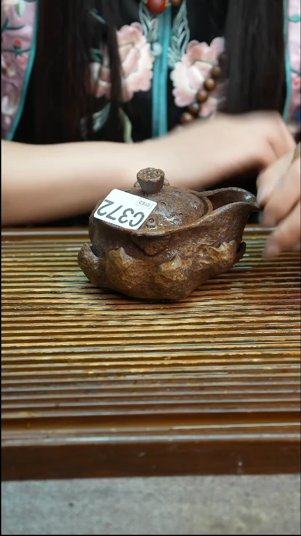 万古烧粗陶手工手做茶具