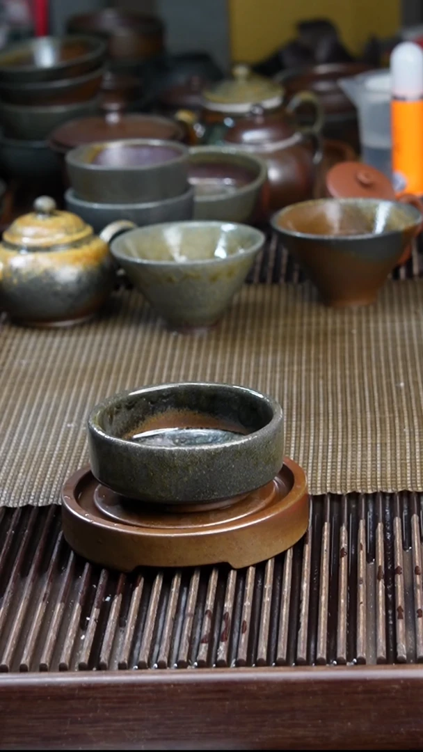 茶壶紫砂柴烧 五遍烧 普洱杯