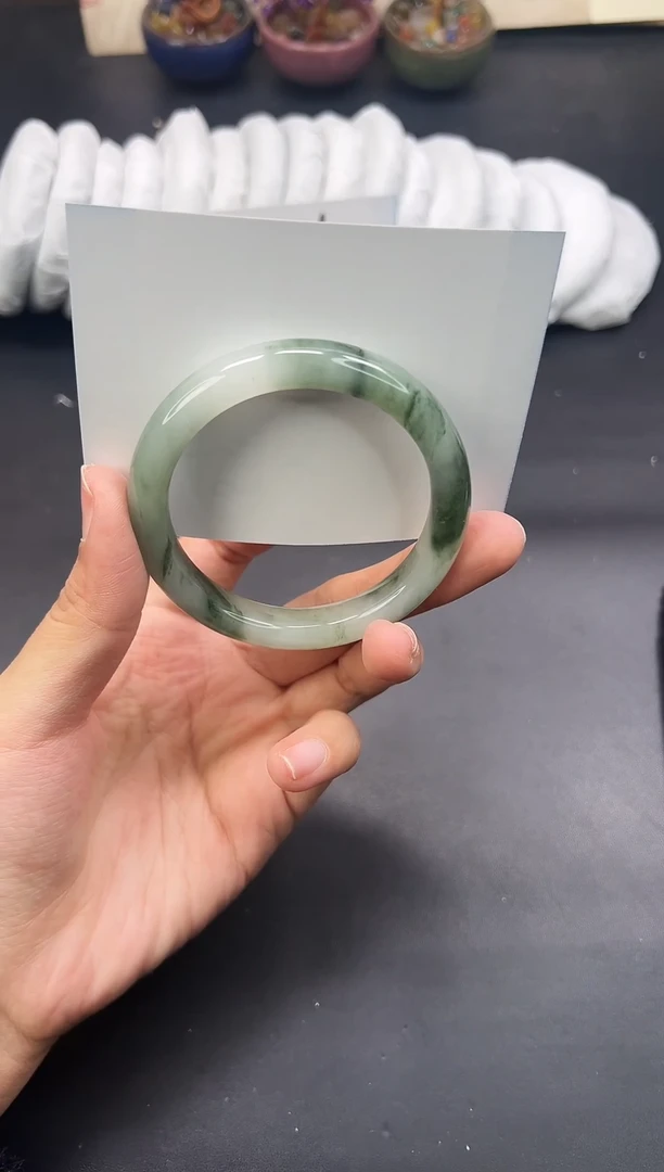 未镶嵌手镯石英质玉A7-55`56