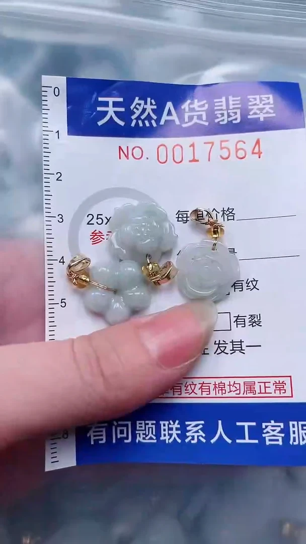 翡翠未镶嵌吊坠(不含链)1