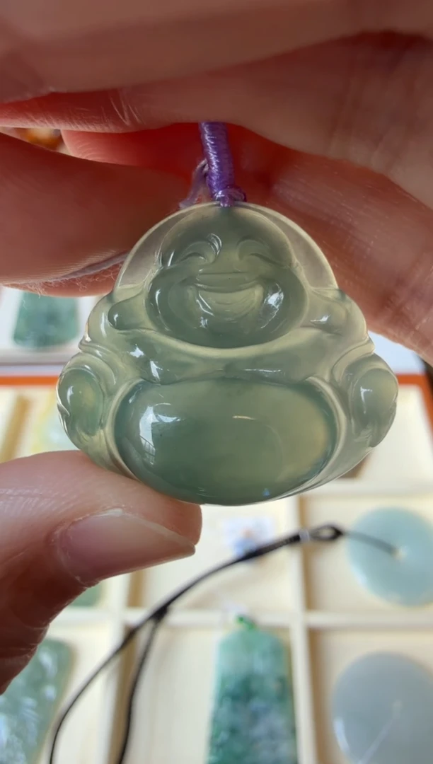 翡翠挂件未镶嵌A货翡翠多样性孤品