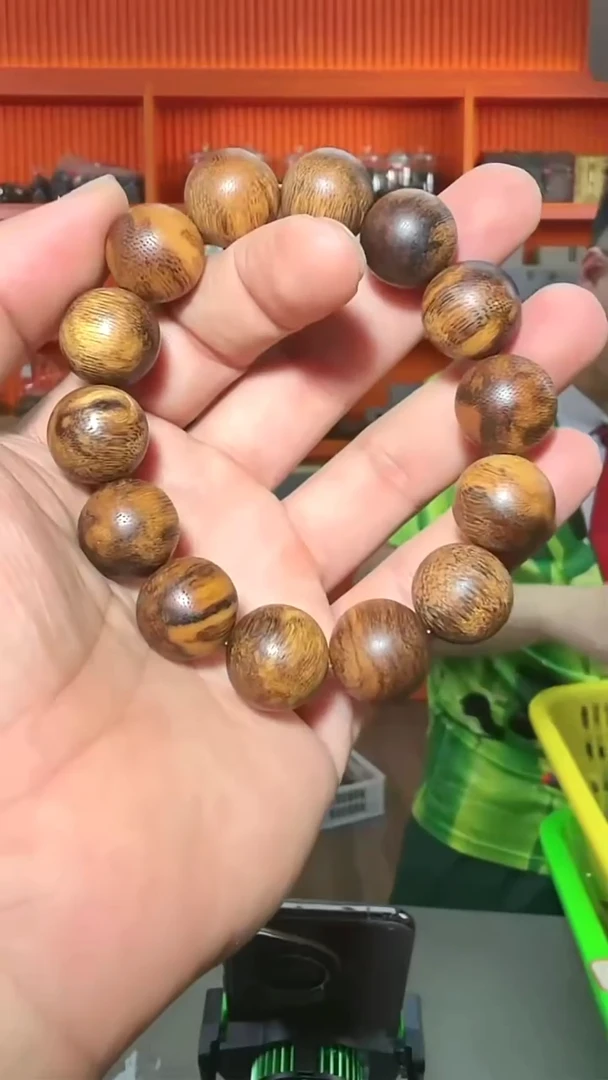 沉香手串74号单圈1.7多样性发一