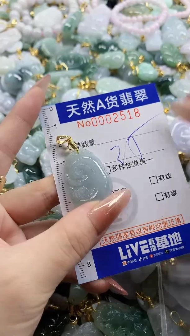 颈饰未镶嵌翡翠天然A货翡翠