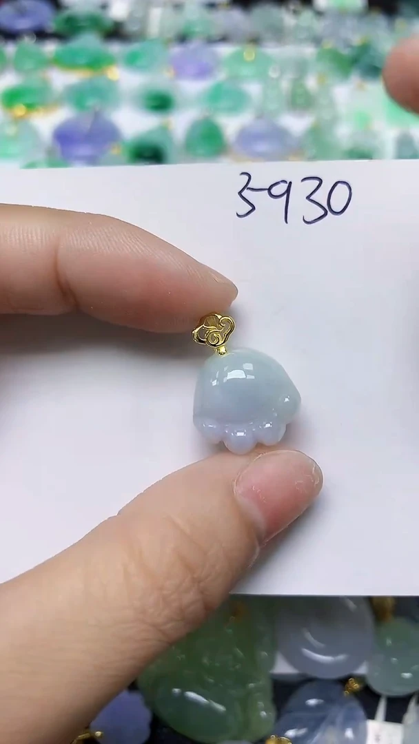 翡翠未镶嵌颈饰 天然缅甸翡翠A货