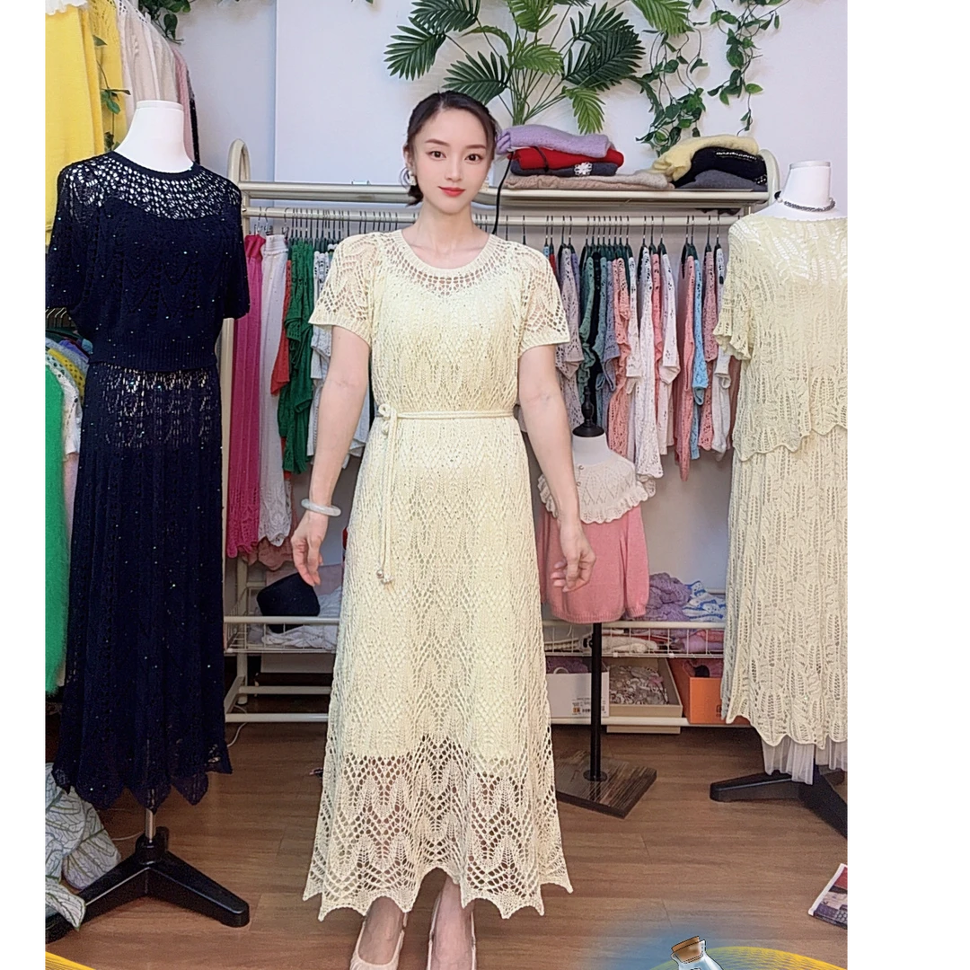《知秋毛线线材》九色鹿星光熠醋酸棉线材送一个教程