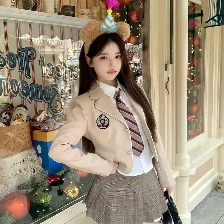 0822 半身裙高腰百褶A字时尚新款休闲高腰短裙女h4-3