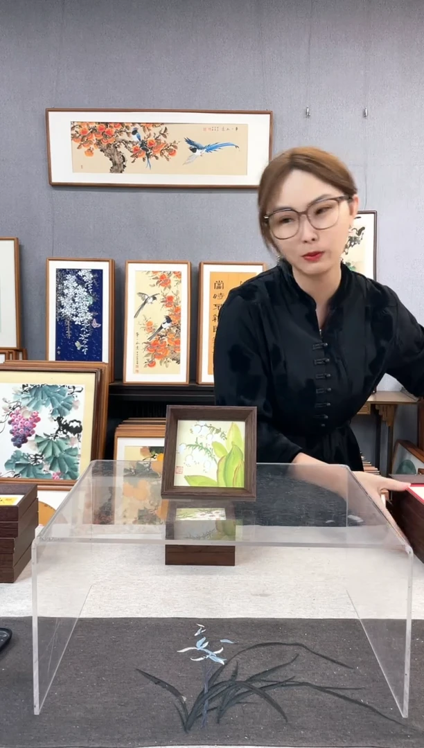 【闪购商品】国画5寸-小摆台作品-铃兰花