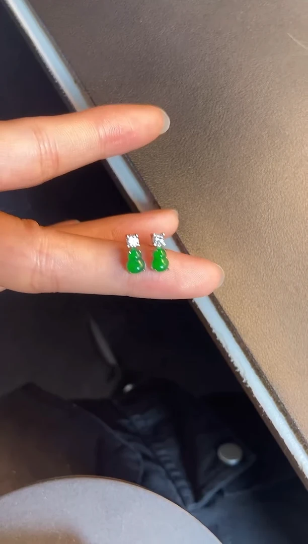 吊坠(不含链)银S925镶嵌翡翠1