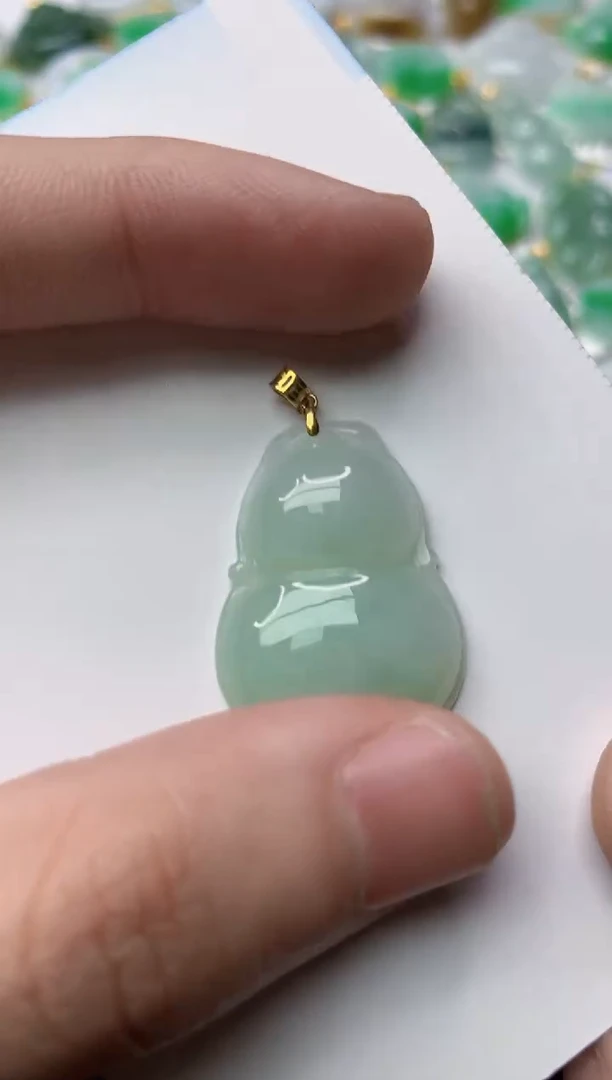 【闪购商品】翡翠颈饰18K金镶嵌47..........