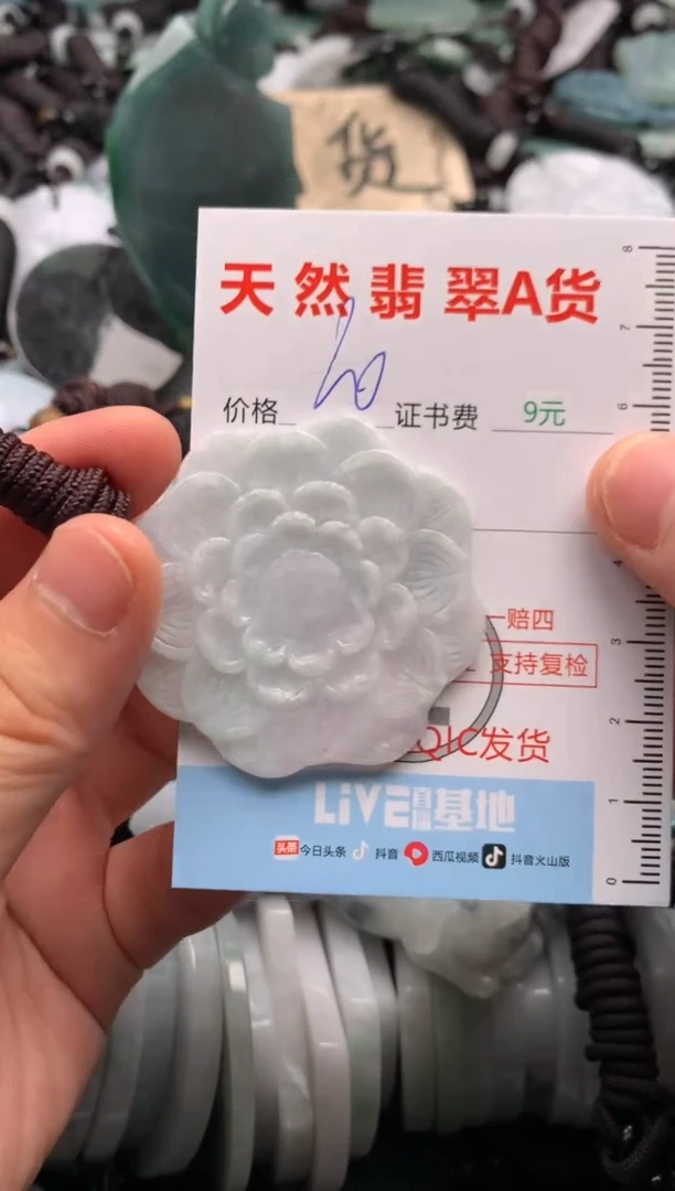 翡翠未镶嵌吊坠(不含链)1