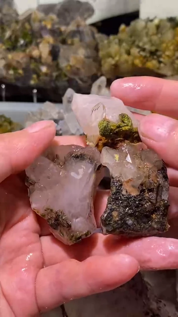 未镶嵌珠宝半成品水晶46号3颗花园