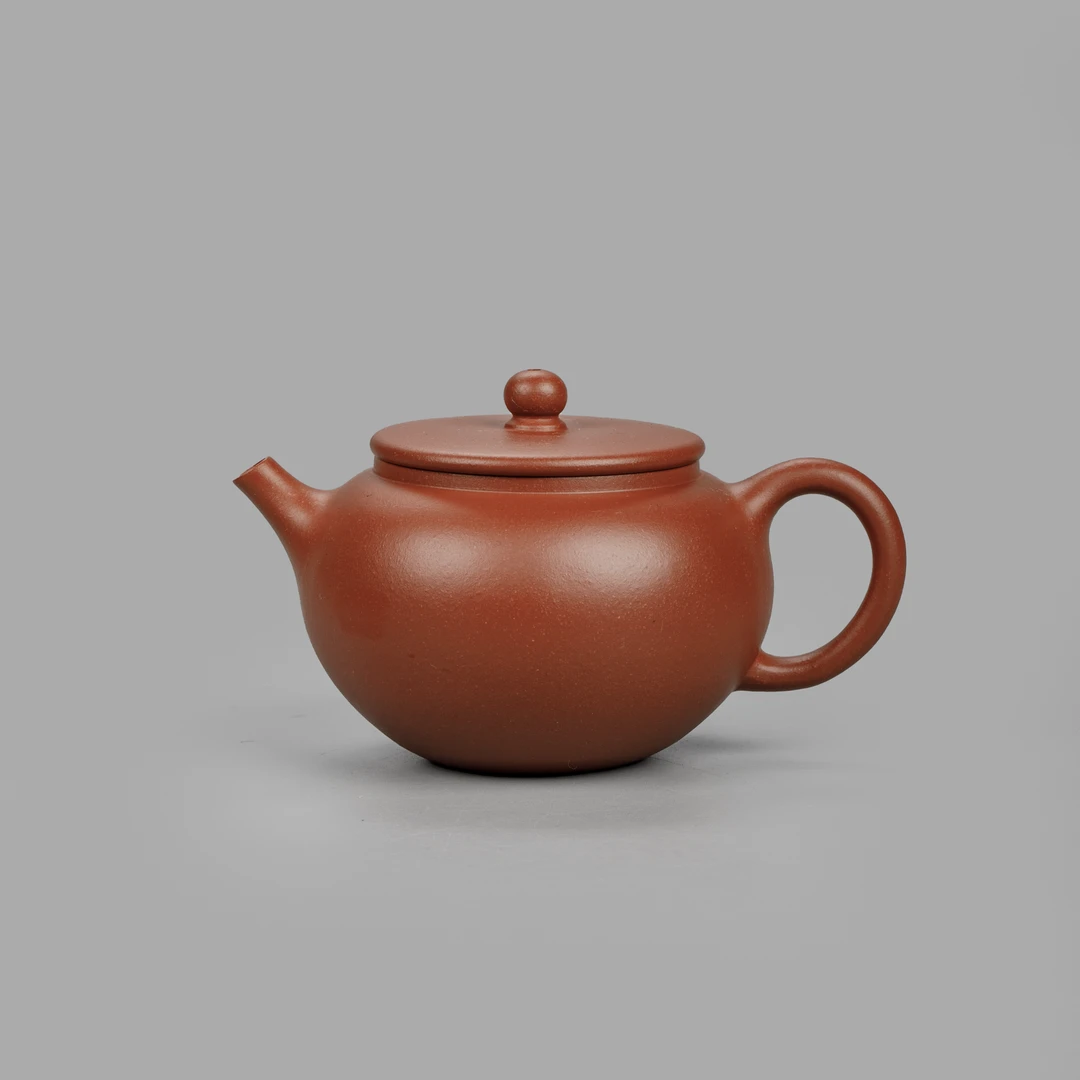 金秀芳《圆珠》朱砂泥 红泥 半手工160cc原矿紫砂精品紫砂壶