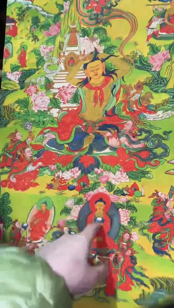 卷轴画卷轴画龙妹的唐卡链接tk16032