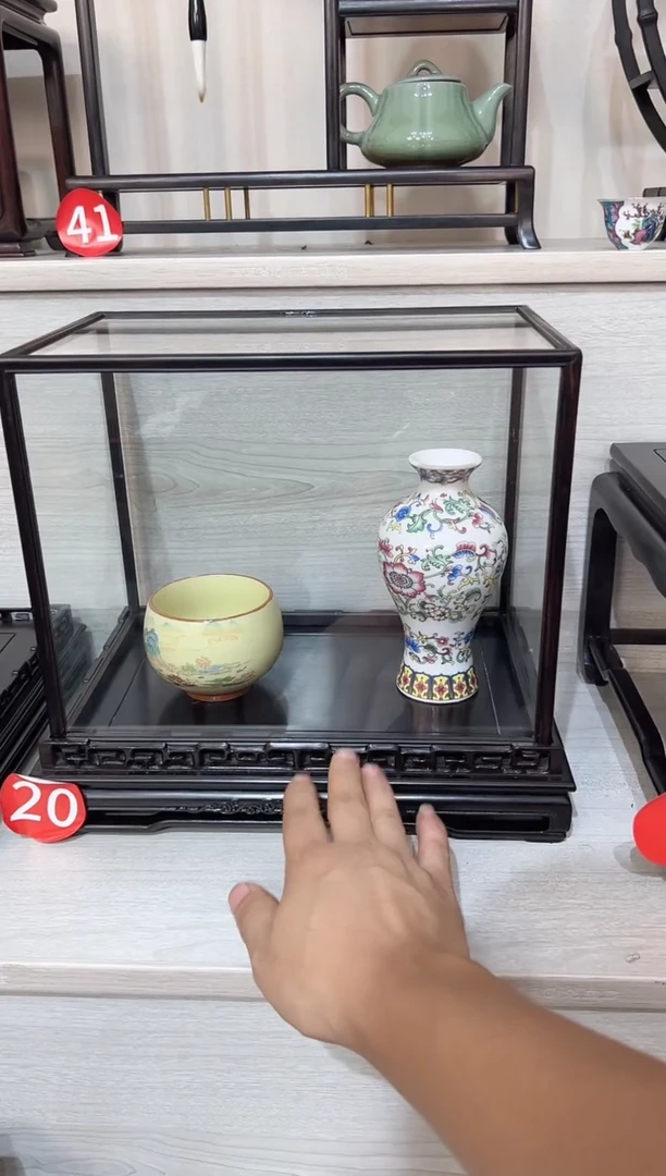 东非黑黄檀（紫光檀）玻璃罩