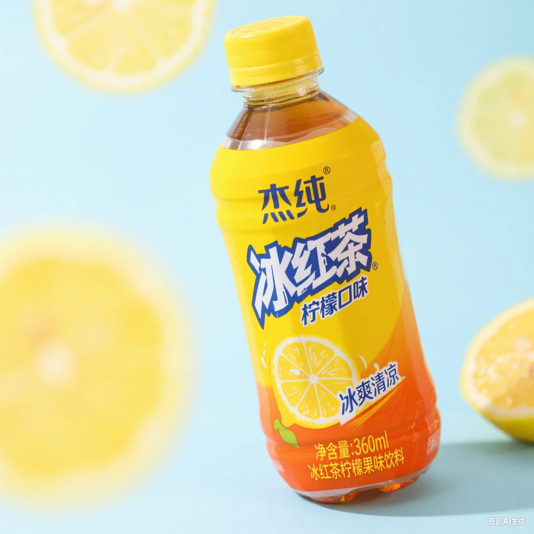 【杰纯】柠檬味经典冰红茶饮品360ml*6/12/24瓶夏日解渴清爽清仓