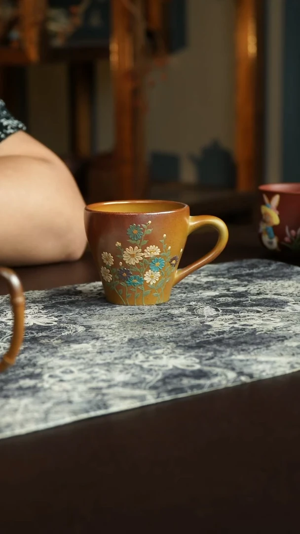 茶杯紫砂63号宜兴紫砂原矿作品160毫升