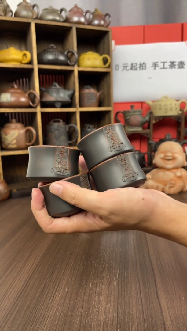 孤*钦州坭兴陶手工壶直播（钟）