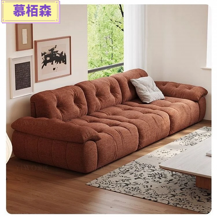 新款沙发雪尼尔后背可调节沙发节客厅功能高靠背意式极简深坐直排