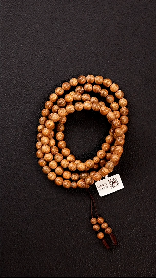 沉香手串天然沉香达拉干8mm圆珠多圈