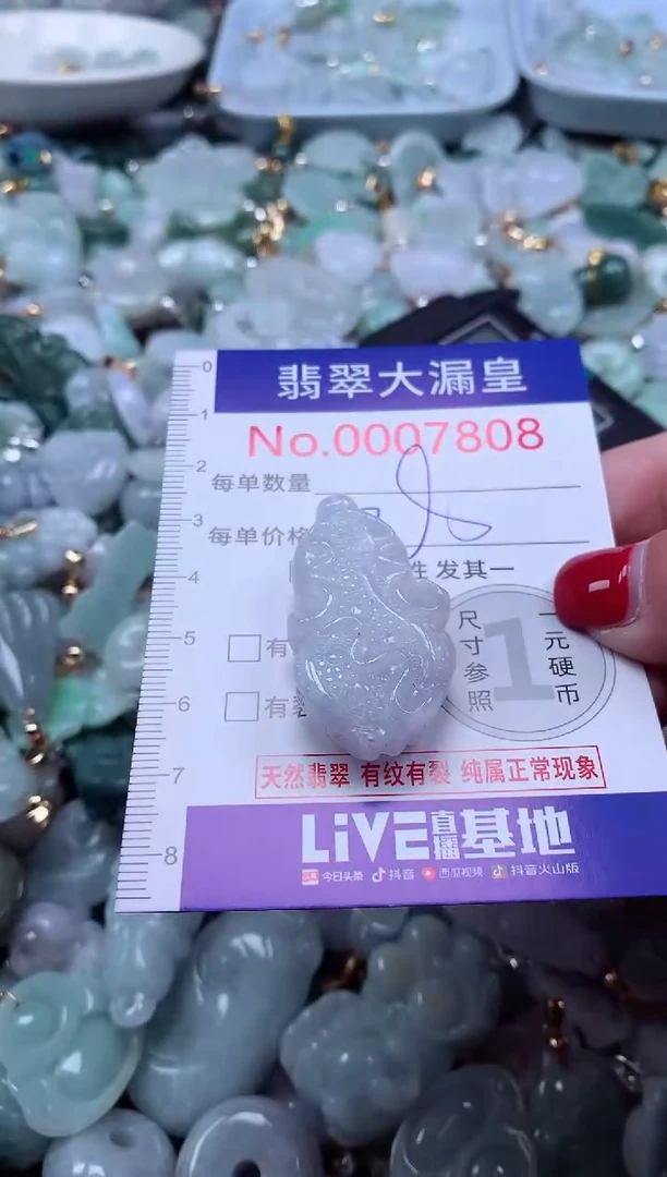 颈饰未镶嵌翡翠7808
