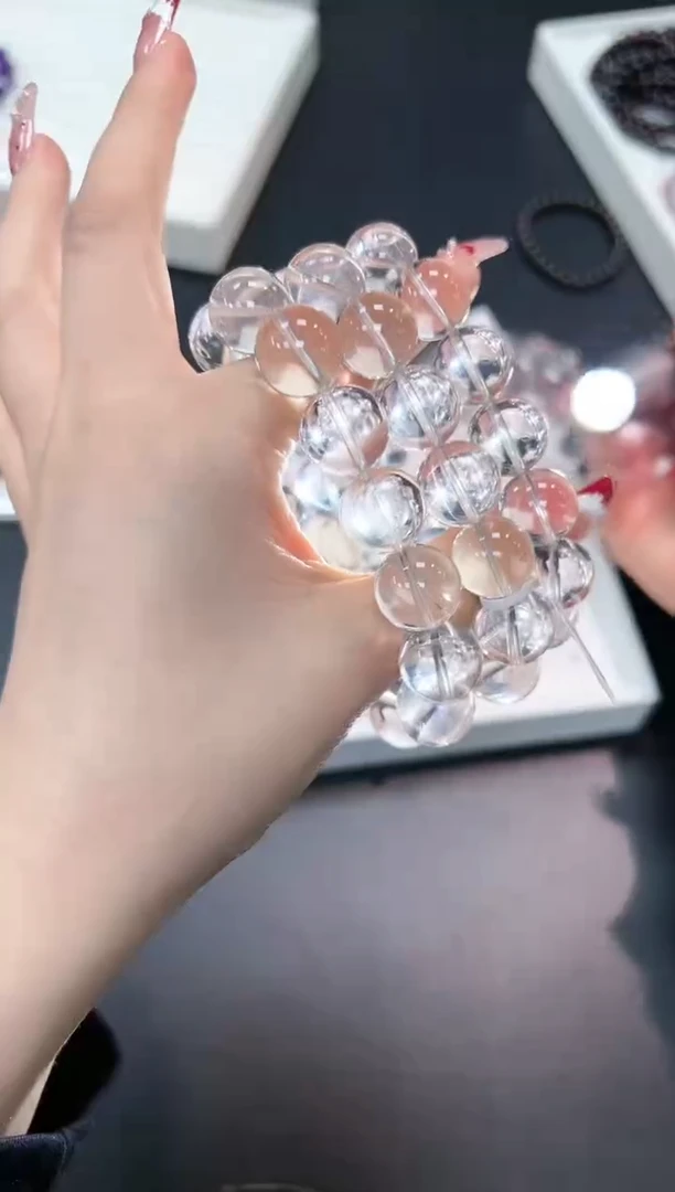 【闪购商品】水晶手串未镶嵌66c多样性发其一/1条默认微瑕