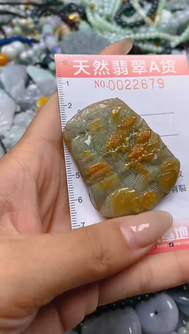 翡翠未镶嵌颈饰闪购0022679
