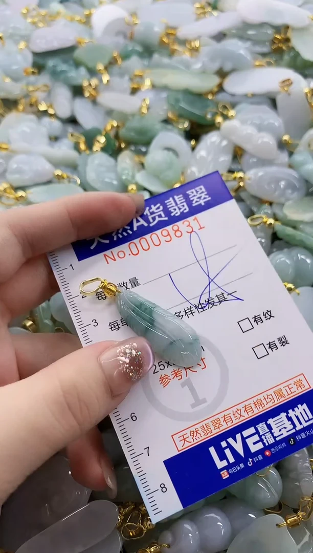 颈饰未镶嵌翡翠天然A货翡翠