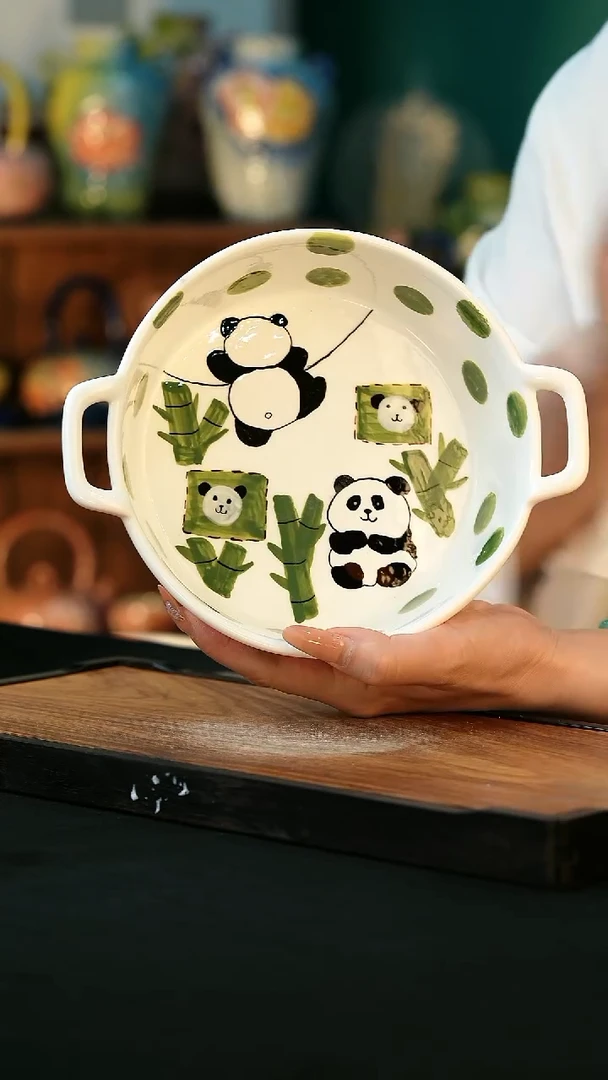 杯手绘心瓷陶瓷浮力