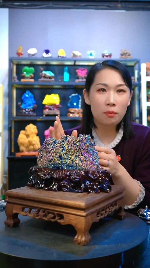 石材精品矿物晶体摆件