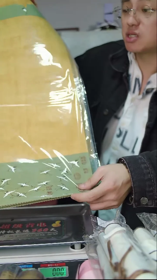 5包   蜡染瑞鹤图   34*69    10张/包